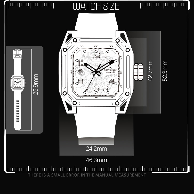 NORTH EDGE Men's Mechanical Wa - Men'S Fashion X ulasan dan harga