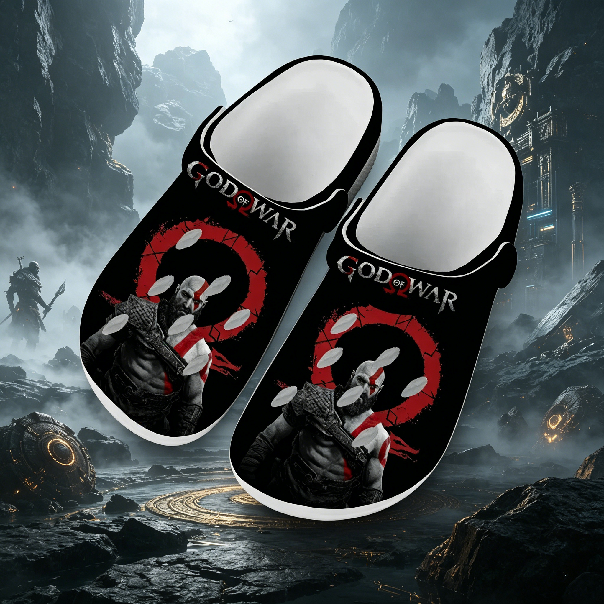 God of War Men Women Slide San - Mens Fashion Streetwear ulasan dan harga