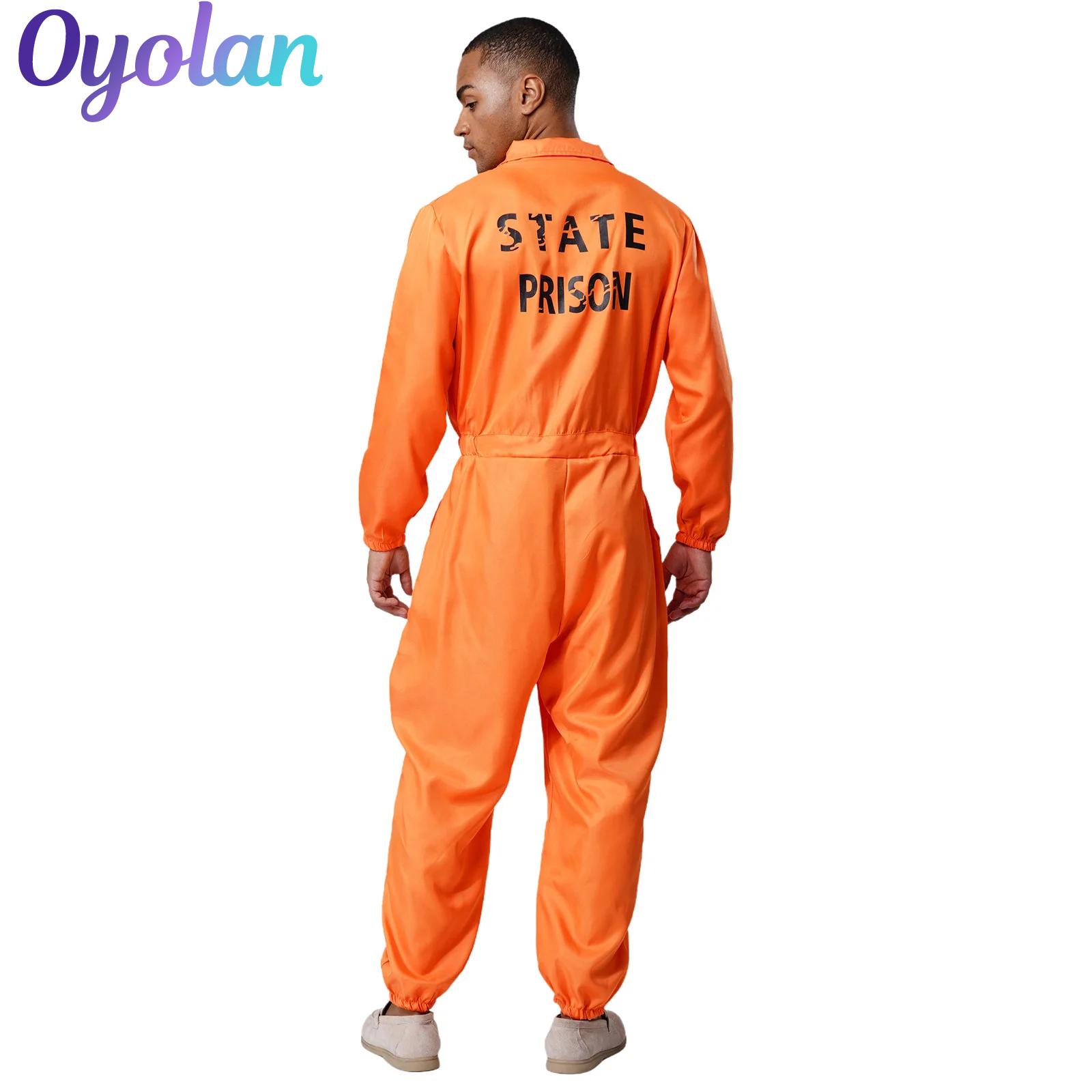 Mens Womens Prisoner Convict C - Mens Fashion Jumpsuit ulasan dan harga