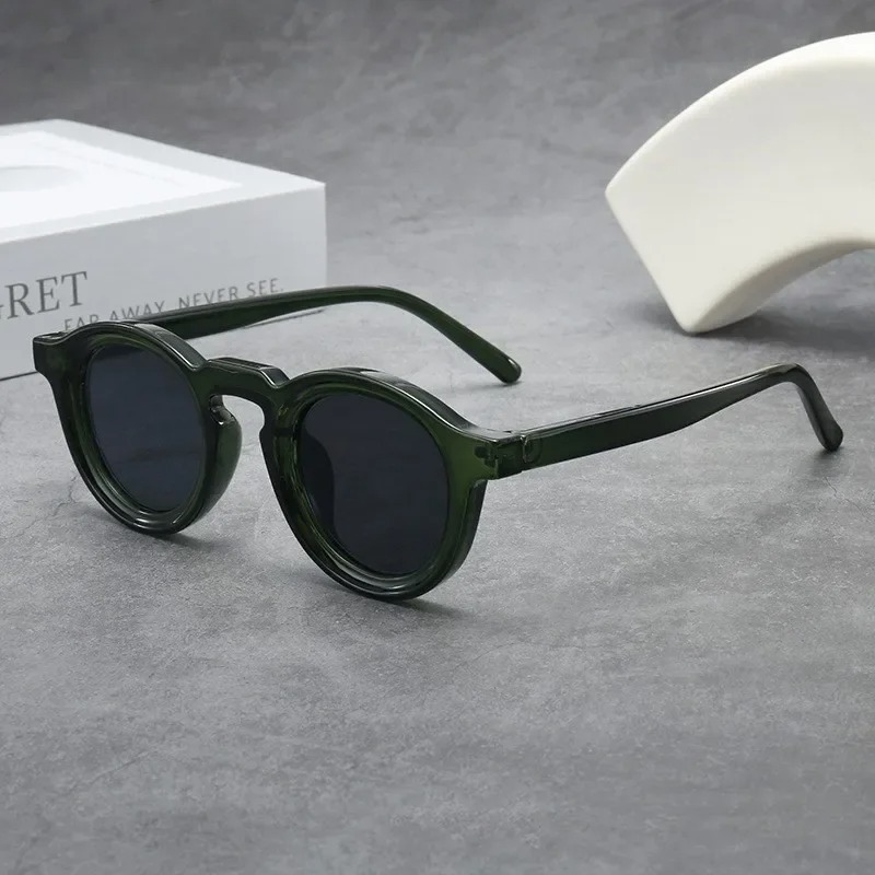 High Quality Round Sunglasses  - Men'S Fashion Glasses ulasan dan harga