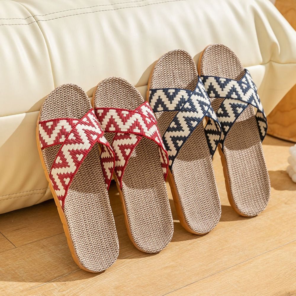 Fashion Ethnic Style Linen Cro - Men'S Fashion Shoes ulasan dan harga